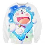 Doraemon Funny Fashion Hoodie- 3D Printed Long Sleeves Pullover Zip Up Sweatshirt
