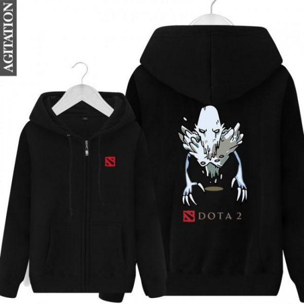 DOTA 2 Ancient Apparition Hoodies - Zip Up Blue Hoodie