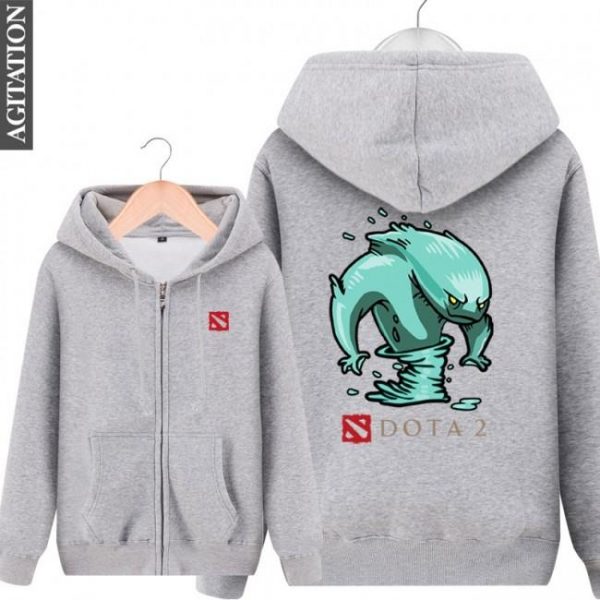 DOTA 2 Morphling Hoodies - Zip Up Black Hoodie