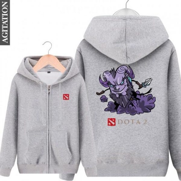 DOTA 2 Riki Hoodies - Zip Up Black Hoodie