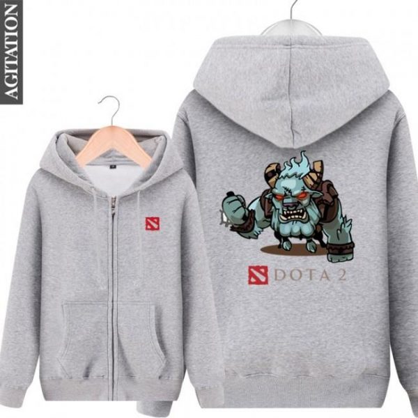 DOTA 2 Spirit Breaker  Hoodies - Zip Up Black Hoodie