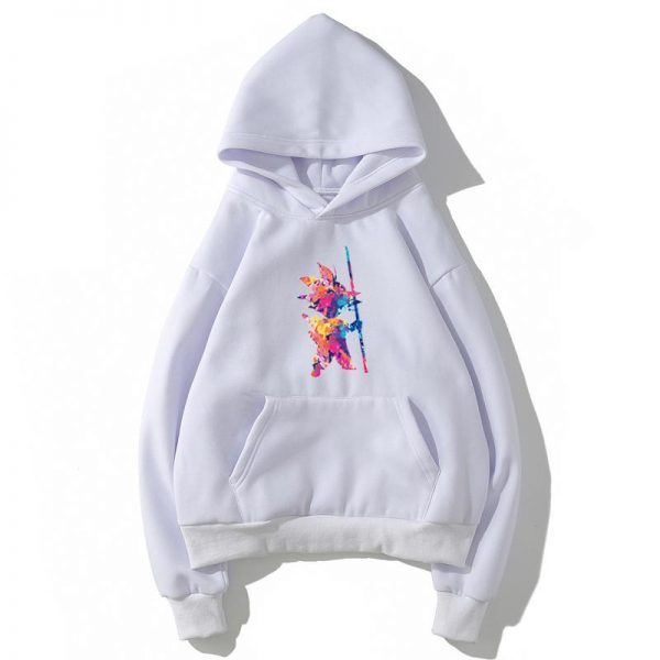 Dragon Ball Fleece Hoodies - Solid Color Dragon Ball Anime Series GoKu Super Cute Fleece Hoodie