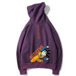 Dragon Ball Fleece Hoodies - Solid Color Dragon Ball Series GoKu Icon Cute Fleece Hoodie