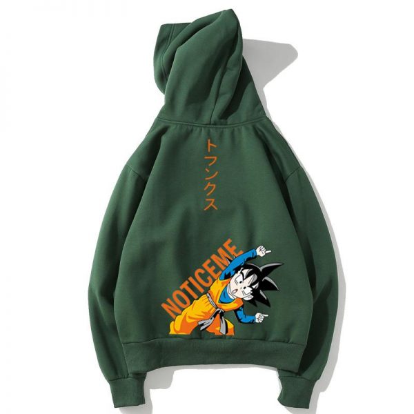 Dragon Ball Fleece Hoodies - Solid Color Dragon Ball Series GoKu Icon Cute Fleece Hoodie