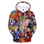 Dragon Ball Hoodies - Dragon Ball Anime Series GOKU Team Hoodie