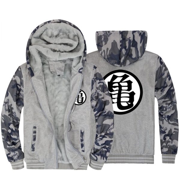 Dragon Ball Jackets - Solid Color Dragon Ball Anime Series Dragon Ball Master Roshi Sign Super Cool Fleece Jacket