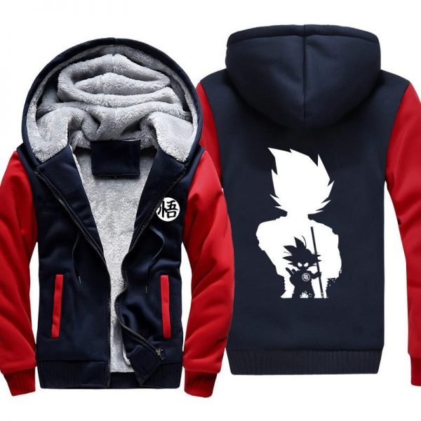 Dragon Ball Jackets - Solid Color Dragon Ball Anime Series Icon Super Cool Fleece Jacket