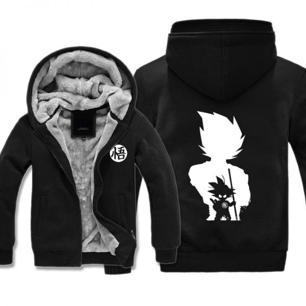 Dragon Ball Jackets - Solid Color Dragon Ball Anime Series Icon Super Cool Fleece Jacket