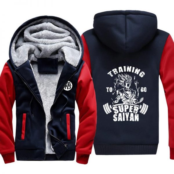 Dragon Ball Jackets - Solid Color Dragon Ball Anime Super Saiyan Super Cool Fleece Jacket