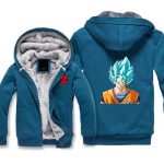 Dragon Ball Jackets - Solid Color Dragon Ball Cartoon Series Goku Super Cool Fleece Jacket