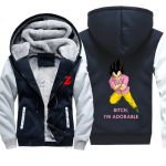 Dragon Ball Jackets - Solid Color Dragon Ball Cartoon Series Icon Fleece Jacket