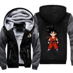 Dragon Ball Jackets - Solid Color Dragon Ball Goku Icon Cute Fleece Jacket