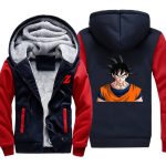 Dragon Ball Jackets - Solid Color Dragon Ball Series Anime Cartoon Goku Icon Fleece Jacket