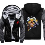 Dragon Ball Jackets - Solid Color Dragon Ball Series Anime Icon Super Cool Fleece Jacket