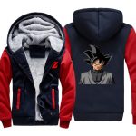 Dragon Ball Jackets - Solid Color Dragon Ball Series Cartoon Bad Goku Icon Super Cool Fleece Jacket