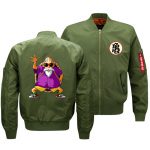 Dragon Ball Jackets - Solid Color Dragon Ball Series Cartoon Turtle Fairy Funny Icon Flight Suit Fleece Jacket