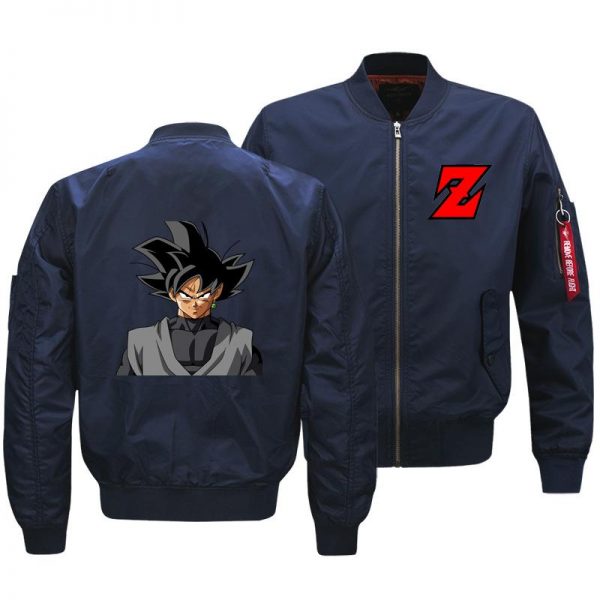 Dragon Ball Jackets - Solid Color Dragon Ball Series Super Saiyan Cartoon Icon Flight Suit Fleece Jacket