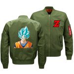 Dragon Ball Jackets - Solid Color Dragon Ball Series Super Saiyan Goku Cartoon Icon Super Cool Fleece Jacket