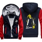 Dragon Ball Jackets - Solid Color Dragon Ball Super Saiyan Super Cool Fleece Jacket