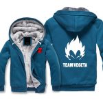 Dragon Ball Jackets - Solid Color Dragon Ball Team Vegeta Super Cool Fleece Jacket
