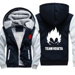 Dragon Ball Jackets - Solid Color Dragon Ball Team Vegeta Super Cool Fleece Jacket