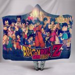 Dragon Ball Sayajin Hooded Blanket - Super Saiyan Family Blanket