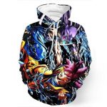 Dragon Ball Super Z - Goku Vs Beerus 3D Hoodie