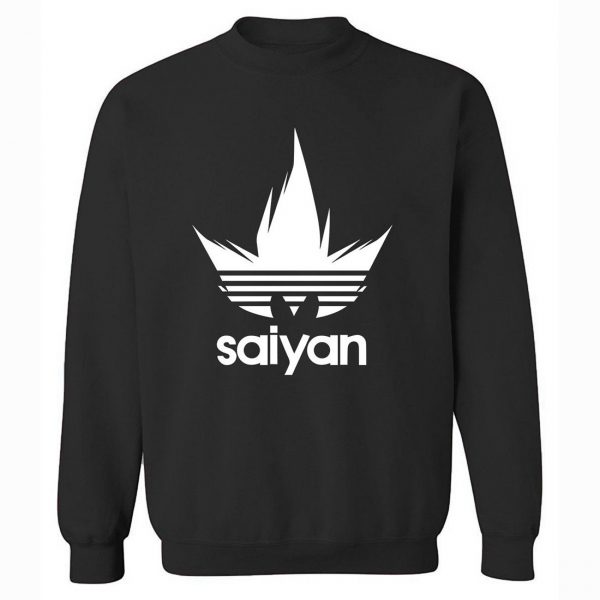 Dragon Ball Sweatshirts - Dragon Ball Sweatshirt Series Men's Sweatshirt Saiyan White Icon Sweatshirt