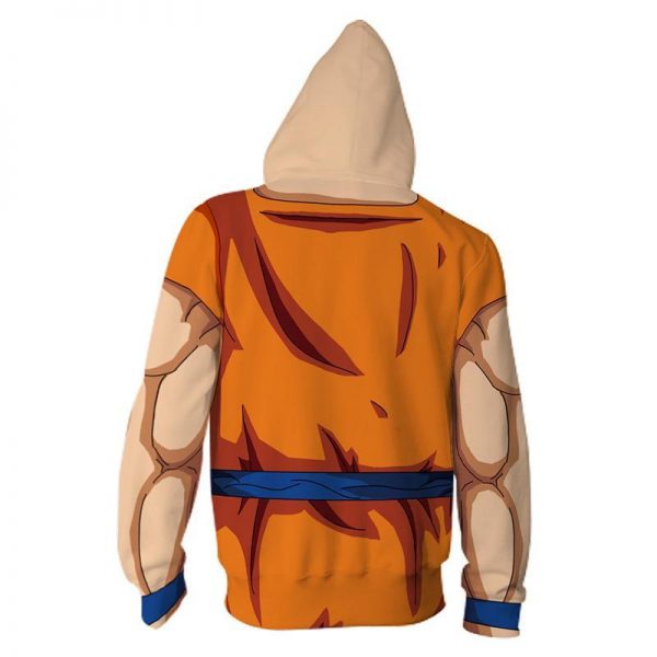 Dragon Ball Z Hoodies - DBZ Zip-Up Hoodie