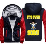 Dragon Ball Z Jackets - Vegeta It's Over 9000 Fleece Jacket