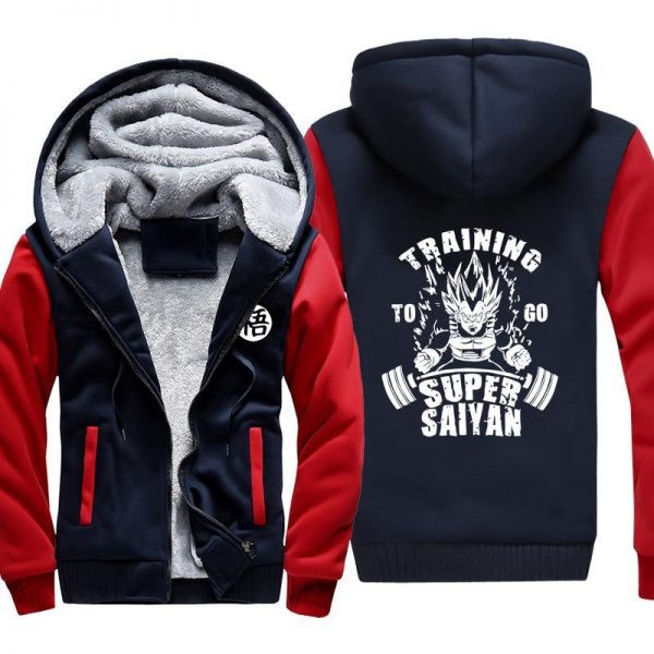 Dragon Ball Z Jackets - Vegeta Training To Go Super Saiyan Jacket