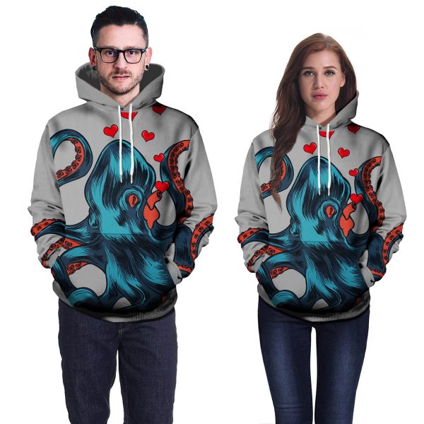 Dragon Digital Hoodie - 3D Printed Sweatshirt