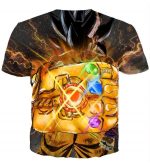 Dragon Goku Hoodies - Goku & Hand of Thanos Pullover Hoodie