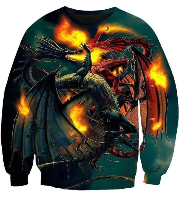 Dragon Hoodies - Pullover Black Hoodie