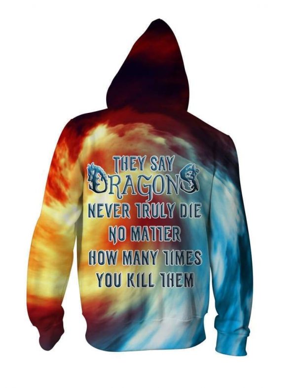 Dragon Hoodies - Pullover Blue Hoodie