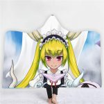 Dragon Maid 3D Printing Fleece Hooded Blanket