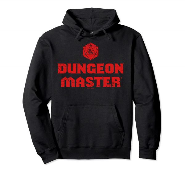 Dungeons and Dragons Hoodie - Dungeon Master Logo Pullover Hoodie 4 Colors Optional