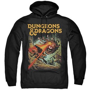 Dungeons and Dragons Hoodie - Unisex Adult Pull-Over Hoodie for Men and Women