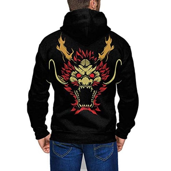 Dungeons and Dragons Hoodie - Unisex Long Sleeve Drawstring Sweatshirt Hoodie