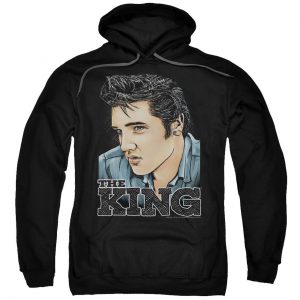 Elvis Presley Hoodies: GRAPHIC KING Pull-Over Hoodie
