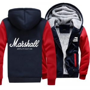 Eminem Jackets - Solid Color Eminem Marshall Super Cool Fleece Jacket