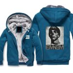 Eminem Jackets - Solid Color Eminem Series Super Cool Fleece Jacket
