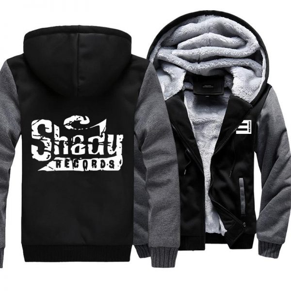 Eminem Jackets - Solid Color Eminem Shady Records Super Cool Fleece Jacket