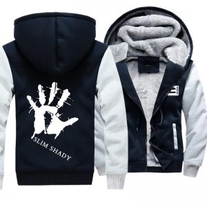 Eminem Jackets - Solid Color Eminem Slim Shady Series Super Cool Fleece Jacket