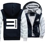Eminem Jackets - Solid Color Eminem White Logo Icon Super Cool Fleece Jacket