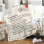 Envelope Letter Writing Cashmere Blanket