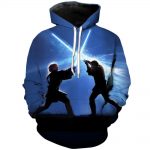 Epic Clash | Star Wars 3D Printed Hoodie