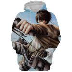 Eren Yeager Armour Attack On Titan 3D Printed Hoodie