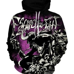 Escape The Fate Hoodies - Pullover Black Hoodie