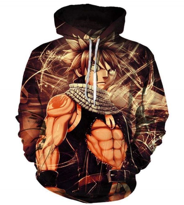 Fairy Tail Angry Serious Natsu Dragneel Dragon Form Hoodie